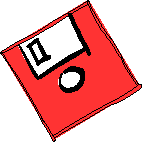 Red diskette